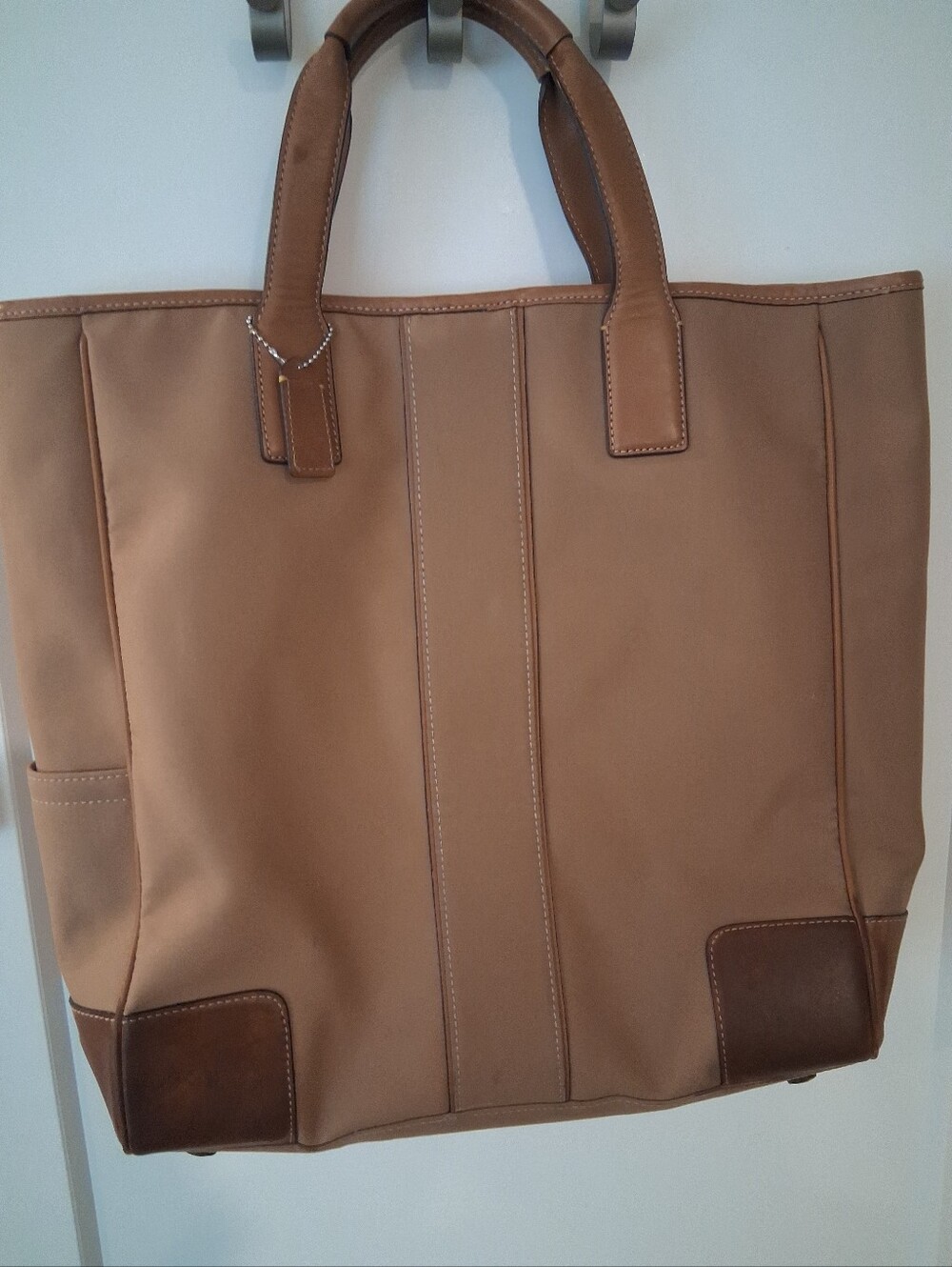 Coach Leather Tote Bag – Tan/Brown – Rare N2 M2K 5791